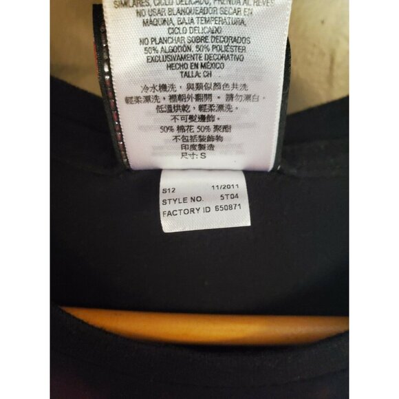 Women's Harley Davidson Black Tie-Die Design T-Shirt, Size S - Picture 5 of 7